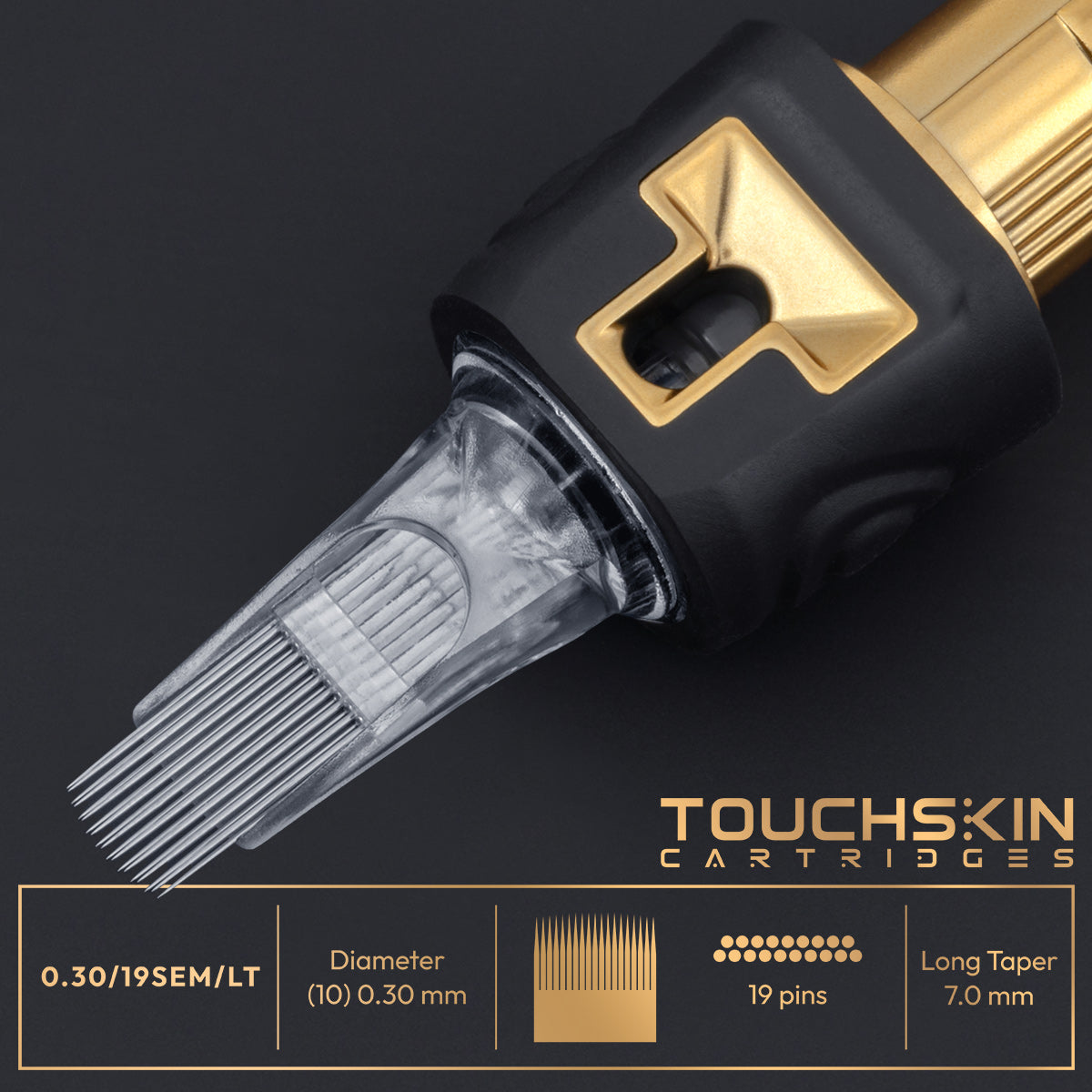 TouchSkin Soft Edge Magnum SEM/LT 0.30 Tattoo Cartridges