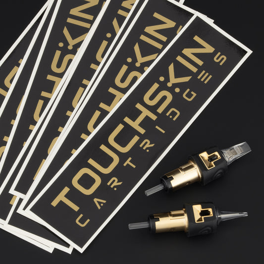 Gold logo - stickers 10 pcs